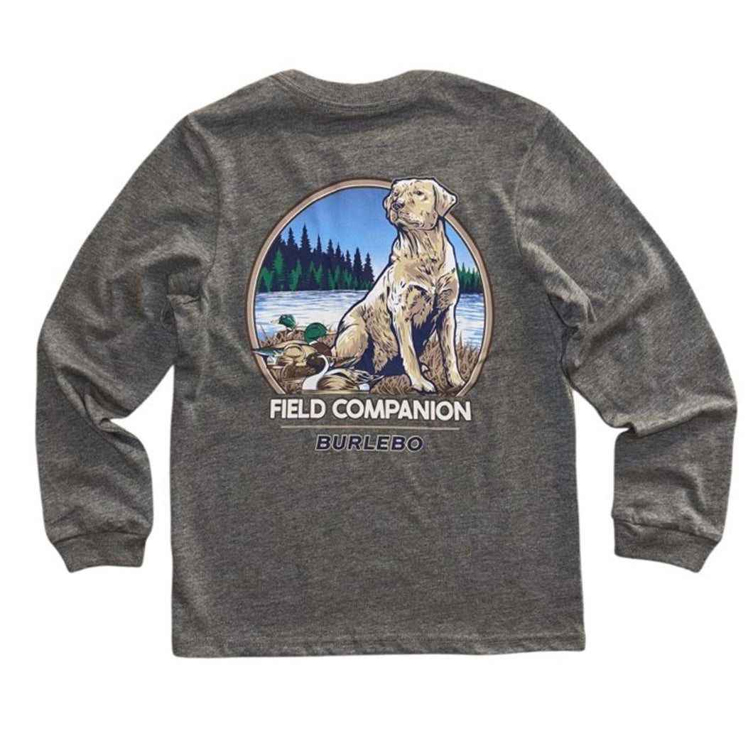 BURLEBO YOUTH FIELD COMPANION - DARK HEATHER GREY