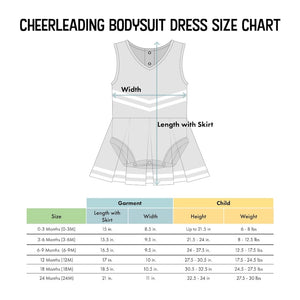 CHEERLEADER UNIFORM SET