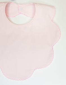 PINK SCALLOP BIB