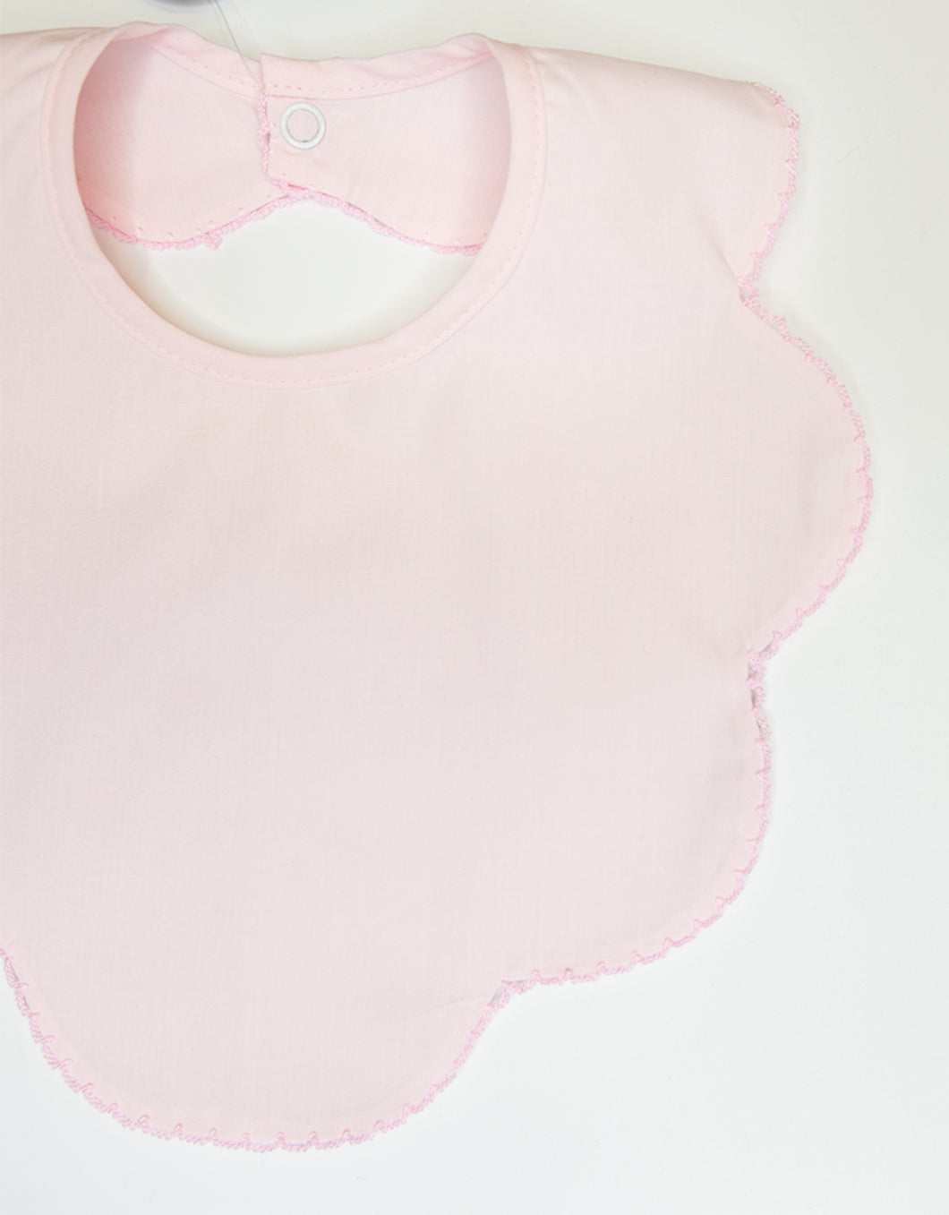 PINK SCALLOP BIB