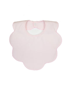 PINK SCALLOP BIB