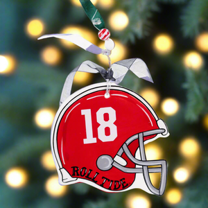 ALABAMA HELMET FLAT ORNAMENT