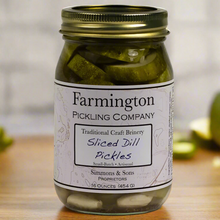 Load image into Gallery viewer, FARMINGTON SLICED DILL PICKLES
