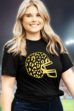 Load image into Gallery viewer, GOLD LEOPARD HELMET T-SHIRT
