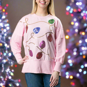 CHRISTMAS LIGHTS PULLOVER