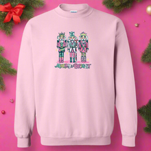 Load image into Gallery viewer, MERRY AND BRIGHT NUTCRACKER SWEATSHIRT
