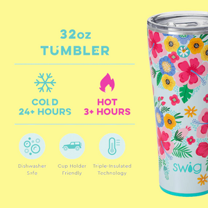 SWIG 32 OZ TUMBLER - ISLAND BLOOM