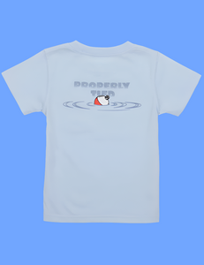 PROPERLY TIED BOY'S BOBBER SS TEE - PERIWINKLE