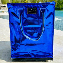 Load image into Gallery viewer, BAG ROLL TOTE - BLUE
