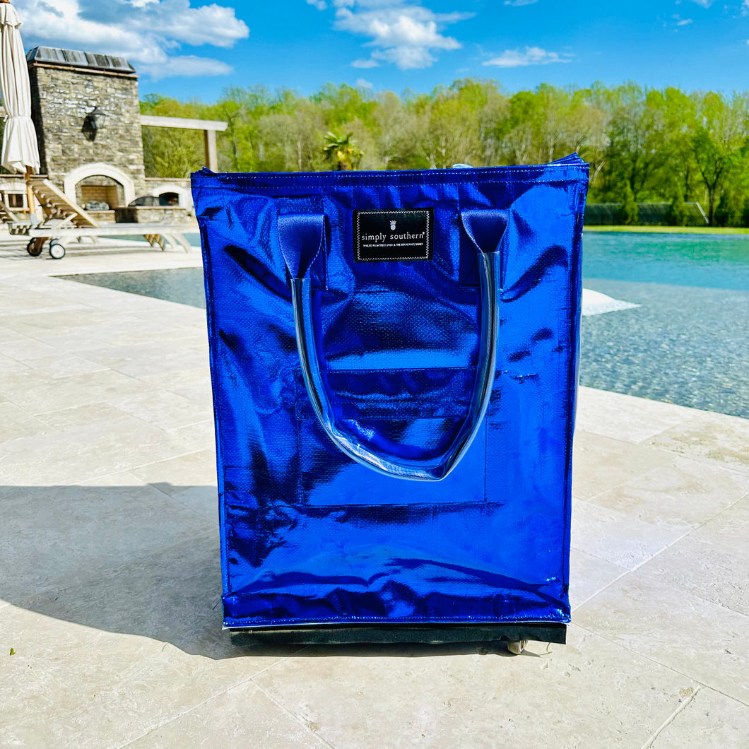 BAG ROLL TOTE - BLUE