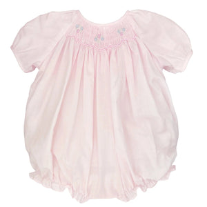 CINDY SMOCKED PINK BUBBLE