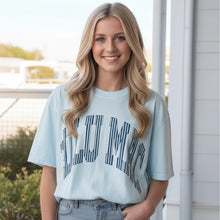Load image into Gallery viewer, LULU MAC STRIPE CHAMBRAY TEE
