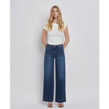 Load image into Gallery viewer, FLYING MONKEY HIGH RISE FRONT POCKET WIDE LEG JEANS
