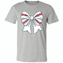 Load image into Gallery viewer, BASEBALL BOW TEE
