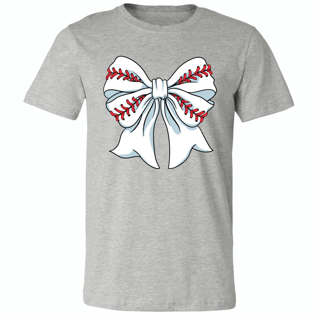 BASEBALL BOW TEE