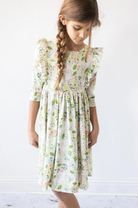 NO BUNNY LIKE YOU RUFFLE TWIRL DRESS