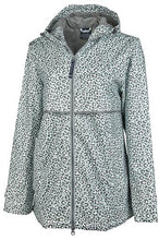 Load image into Gallery viewer, NEW ENGLAND RAIN JACKET - GREY SNOW LEOPARD
