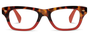 PEEPERS READERS COLD BREW - TORTOISE/RED