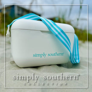 SIMPLY SOUTHERN RETRO 21 QT. COOLER - WHITE