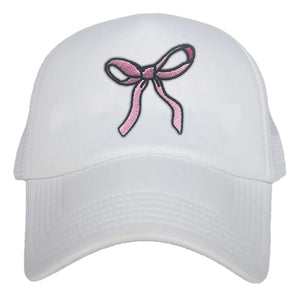 COQUETTE BOW FOAM TRUCKER HAT