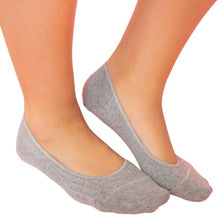 Load image into Gallery viewer, WORLD'S SOFTEST - NO SHOW SOCK - WEEKEND LINER GREY
