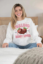 Load image into Gallery viewer, FEELING BERRY LOVED CREW SWEATSHIRT
