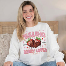 Load image into Gallery viewer, FEELING BERRY LOVED CREW SWEATSHIRT
