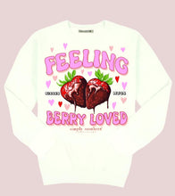 Load image into Gallery viewer, FEELING BERRY LOVED CREW SWEATSHIRT
