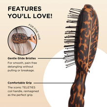 Load image into Gallery viewer, DETANGLER HAIR BRUSH  |  TORTOISE
