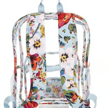 Load image into Gallery viewer, VERA BRADLEY CLEAR BACKPACK SEA AIR FLORAL
