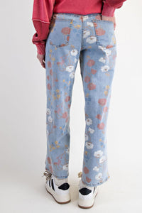 VINTAGE FLORAL DENIM