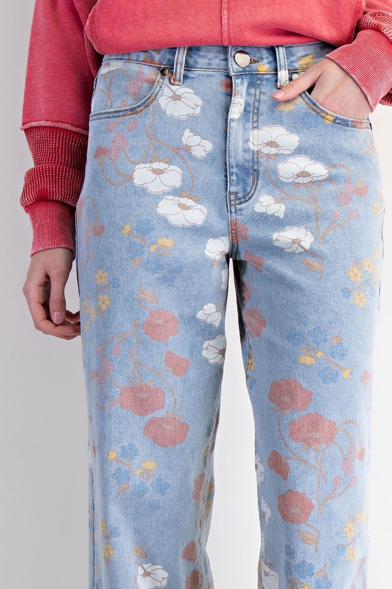 VINTAGE FLORAL DENIM