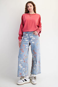VINTAGE FLORAL DENIM