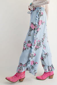 ROSEY RUFFLE PANTS