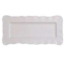 Load image into Gallery viewer, PERLETTE CREAM MELAMINE RECTANGULAR PLATTER
