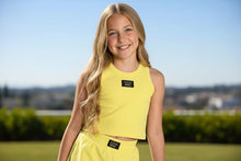 Load image into Gallery viewer, KIDS LULU MAC TANK TOP - NEON YELLOW
