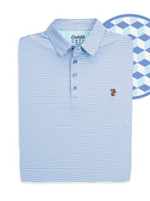 Load image into Gallery viewer, CADDIE PRISM POLO - BLUE
