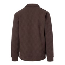 Load image into Gallery viewer, YOUTH FIELDSTONE DRAKE 1/4 ZIP - BROWN
