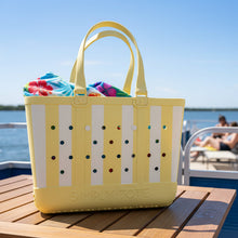 Load image into Gallery viewer, SIMPLY TOTES - STRIPE LEMON
