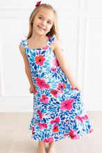 Load image into Gallery viewer, VIVID GARDEN RUFFLE MAXI DRESS
