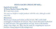 Load image into Gallery viewer, FIESTA NACHO CHEESE DIP MIX
