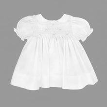 Load image into Gallery viewer, SMOCKED WHITE BLOOMER SET-NB
