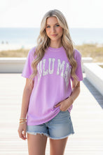 Load image into Gallery viewer, LULU MAC CAMO TEE - NEON VIOLET
