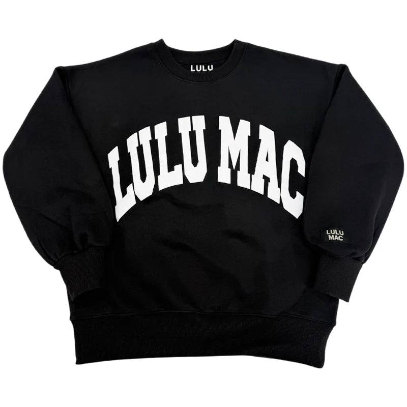 LULU MAC SWEATSHIRT - BLACK