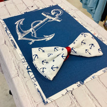 Load image into Gallery viewer, ANCHORS AWAY PRINTED NAPKIN
