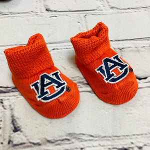 AUBURN NEWBORN BOOTIES