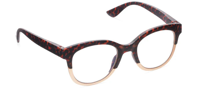 PEEPERS READERS GEORGIA - LEOPARD TORTOISE/GOLD