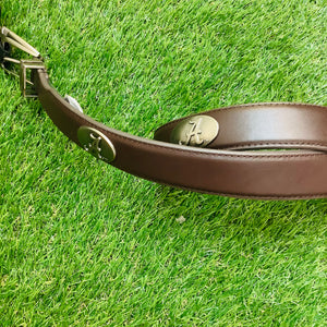 ALABAMA CONCHO BROWN LEATHER BELT