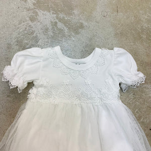 VINTAGE LACE CHRISTENING GOWN