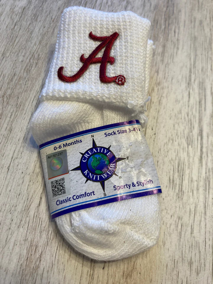 ALABAMA ANKLET SOCK WHITE